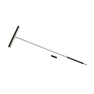 Racleta cu suport pentru ferestre si pardoseala, Wenko, Rosole, 40 x 3 x 133 cm, inox imagine