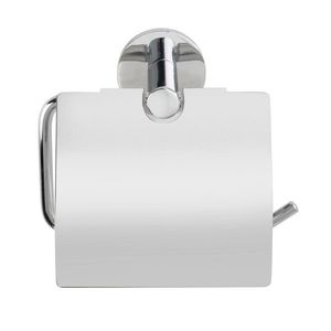 Suport pentru hartie igienica, Wenko, UV-Loc, Isera, 13.5 x 13 x 7 cm, metal, gri imagine