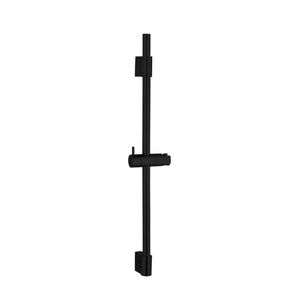 Bara cu suport pentru dus, Wenko, Classic, 70 cm, inox, negru imagine