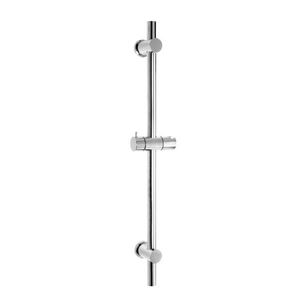 Bara cu suport pentru dus, Wenko, Shower, 70 cm, inox, gri imagine