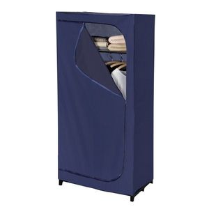 Organizator textil pentru imbracaminte, Wenko, Business, 75 x 50 x 160 cm, poliester, albastru imagine
