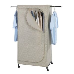 Dulap textil, Wenko, Balance, 75 x 50 x 160 cm, polipropilena, grej imagine