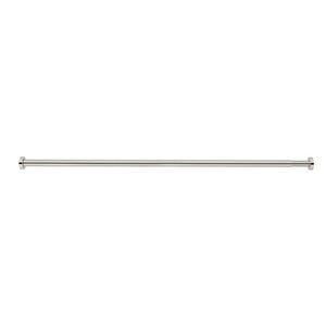 Bara extensibila pentru perdeaua de dus, Wenko, Luz, 2.8 x 110-185 cm, inox, gri imagine