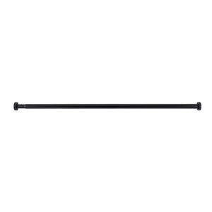 Bara extensibila pentru perdeaua de dus, Wenko, Luz, 2.8 x 110-185 cm, aluminiu, negru imagine