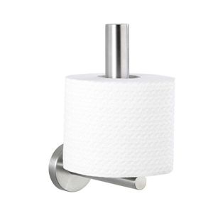 Suport pentru hartie igienica, Wenko, Bosio, 8 x 12.5 x 18 cm, inox, gri imagine