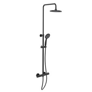 Coloana dus, Wenko, Young Eco, 120 cm, inox, negru imagine