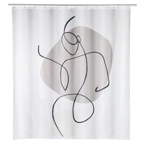 Perdea de dus, Wenko, Ladyline, 180 x 200 cm, poliester, multicolor imagine