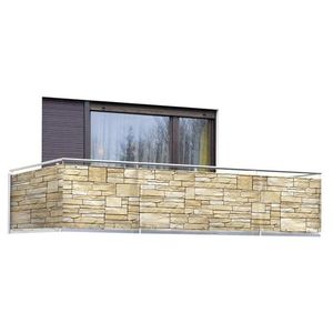 Folie paravan pentru balcon si gradina, Maximex, Balcony, 500x85 cm, polietilena, multicolor imagine
