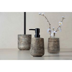 Perie pentru toaleta cu suport Fedio, Wenko, 11.5x39.5 cm, ceramica, multicolor imagine