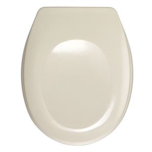 Capac de toaleta Bergamo, Wenko, 35x44.4 cm, duroplast/inox, bej imagine