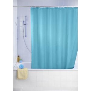 Perdea de dus Light, Wenko, 180x200 cm, plastic/poliester, albastru imagine