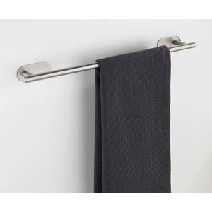 Suport pentru prosoape Orea, Wenko, 60x7x4.5 cm, inox, argintiu mat imagine