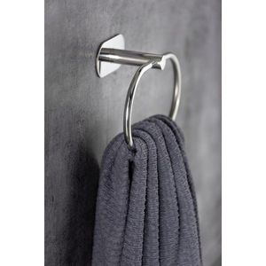 Suport pentru prosoape Orea, Wenko, 20.5x7.5x12.5 cm, inox, argintiu lucios imagine