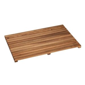 Covoras de baie Acacia, Wenko, 60x40x2.5 cm, lemn de salcam, natur imagine