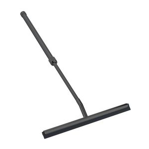 Racleta pentru baie cu maner telescopic Telescopic, Wenko, 26x3x37-59 cm, inox/cauciuc, negru imagine