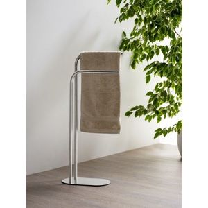 Suport pentru prosoape Levante, Wenko, 30x17x79 cm, inox, argintiu mat imagine