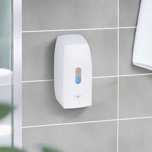 Dozator sapun lichid Tirano, Wenko, 10x9.5x20.5 cm, plastic, alb imagine