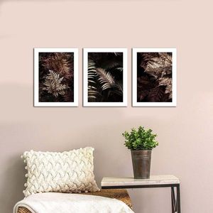 Set 3 tablouri decorative, Alpha Wall, Woods, 30x40 cm imagine