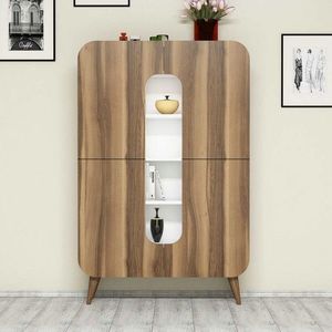Dulap multifunctional, Hommy Craft, Mine, 93x144x31 cm, PAL, Nuc/Alb imagine