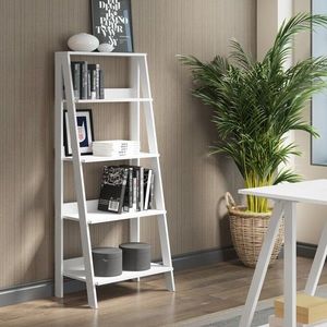 Biblioteca Setre, Decorotika, 90x29.5x183.6 cm, alb imagine