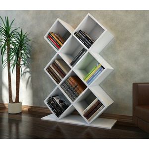 Biblioteca Kumsal, Decorotika, 90x19.5x129 cm, alb imagine