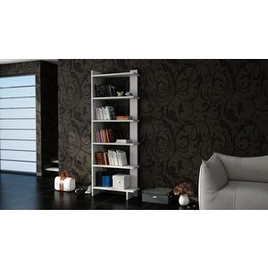Biblioteca Order, Moblert, 47x22x170 cm, alb imagine