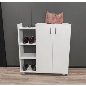 Pantofar Asus, Mobert, 90x30x90 cm, alb imagine
