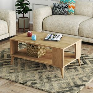 Masuta de cafea, Arcadia, Authentic 2060, 90x54x41 cm, PAL, Stejar imagine