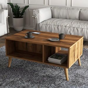 Masuta de cafea, Arcadia, Exxen, 90x54x41 cm, PAL, Maro imagine