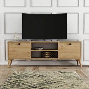 Comoda TV, Arcadia, Dolce 1122, 138x42 cm, PAL, Stejar imagine