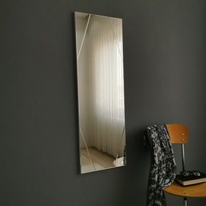 Oglinda decorativa A320D, Neostill, 35 x 105 cm, argintiu imagine