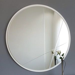 Oglinda decorativa A704, Neostill, 60 cm, argintiu imagine