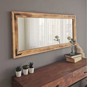 Oglinda decorativa 11050ES, Neostill, 50 x 110 cm, walnut imagine