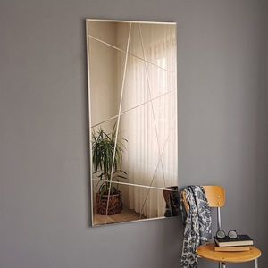 Oglinda decorativa NSTLA309d, Neostill, 62 x 130 cm, argintiu imagine