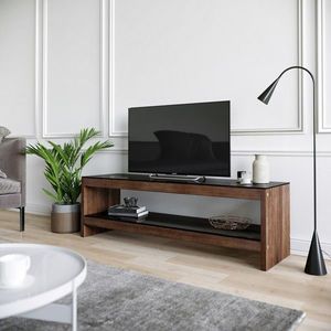 Comoda TV Neostill TV301, 140 x 40 x 45 cm, walnut imagine