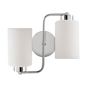 Aplica de perete Balcova N-346, Noor, 28 x 32 cm, 2 x E27, 100W, argintiu imagine