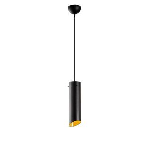 Lustra Sivani MR - 976, Opviq, 8 x 114 cm, 1 x E27, 40W, negru/galben imagine