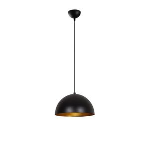 Lustra Sivani MR - 721, Opviq, 30 x 111 cm, 1 x E27, 40W, negru/auriu imagine