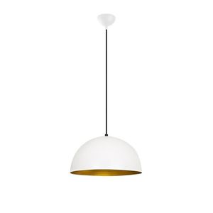 Lustra Sivani MR - 718, Opviq, 40 x 116 cm, 1 x E27, 40W, alb/auriu imagine