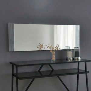 Oglinda decorativa, Neostill, A351, 40x120x2 cm, PAL, Alb imagine