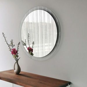 Oglinda decorativa, Neostill, Aqua A345, 65x65 cm, 100% STICLA CALITA (grosime: 2 cm), Transparent imagine