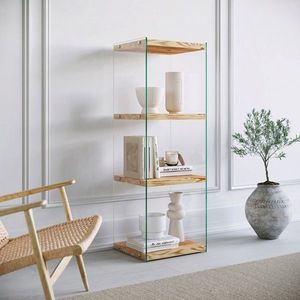Corp biblioteca, Neostill, Niagara R303, 40x120x35 cm, Lemn, Stejar imagine