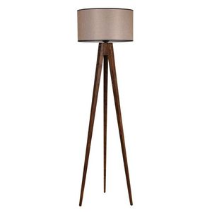 Lampadar, Luin, 8284-2, E27, 60 W, lemn/textil imagine