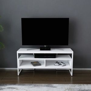 Comoda TV, Retricy, Merrion, 110x35x49 cm, PAL, Alb imagine