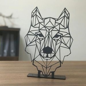 Decoratiune, Kurt Pod , 20x30 cm, Metal, Negru imagine