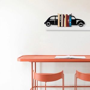 Opritor de carti, Kitap tutucu 19, 35x14x22 cm, Metal, Negru imagine