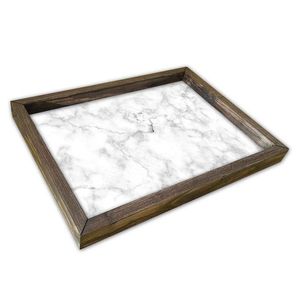 Tava pentru servire, AT-004, 30x40 cm, MDF , Multicolor imagine