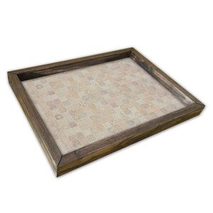 Tava pentru servire, AT-017, 30x40 cm, MDF , Multicolor imagine