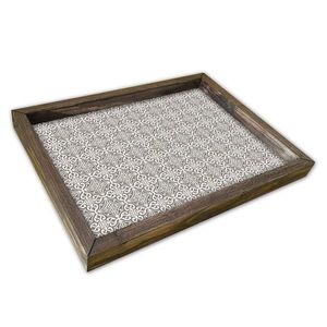 Tava pentru servire, AT-025, 30x40 cm, MDF , Multicolor imagine