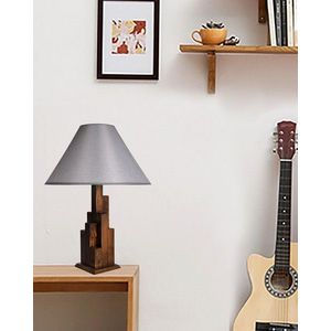 Veioza, Luin, 8301-5M, E27. 60 W, lemn/textil imagine